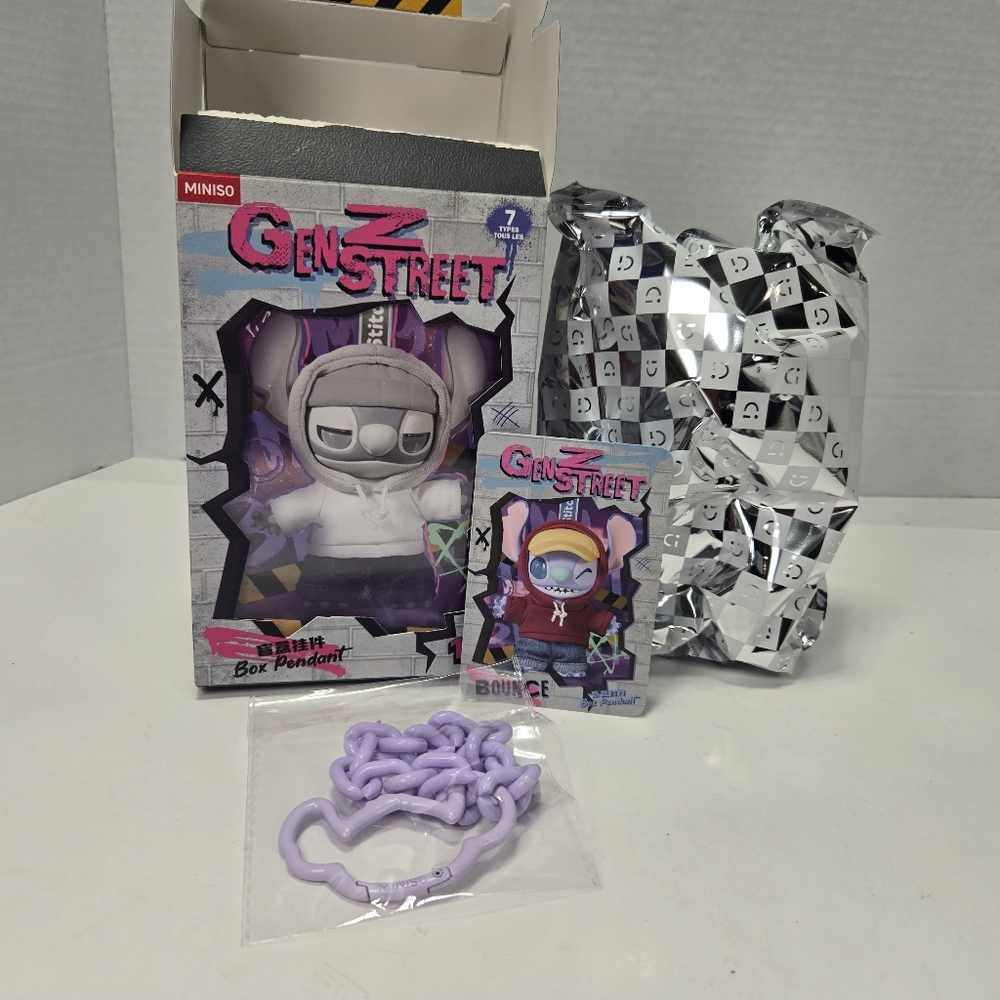 MINISO GEN Z Disney Stitch Bounce Rebond Vinyl Plush